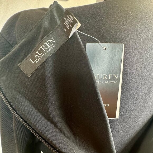 NEW - Lauren Ralph Lauren‎ Womens Shimmer Cocktail and Party Dress  size 4 - Picture 8 of 12
